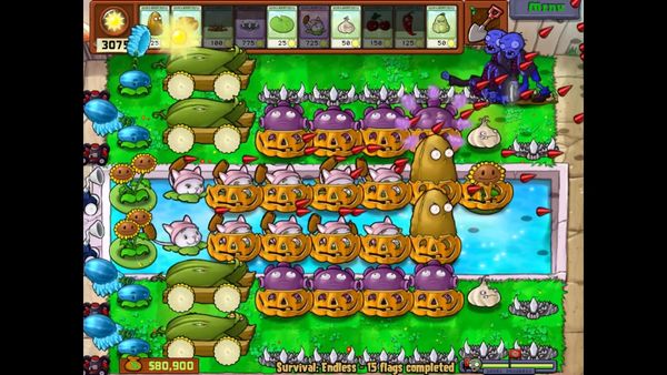 Plants vs. Zombies Gameplay - Zebra Gamer - Giga Gargantuar! Survival Endless!