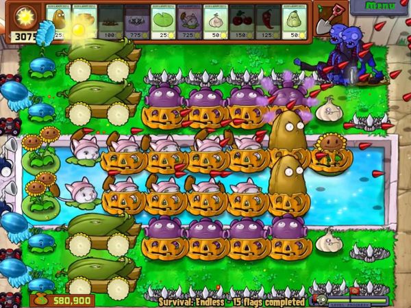 Plants vs. Zombies Gameplay - Zebra Gamer - Giga Gargantuar! Survival Endless!