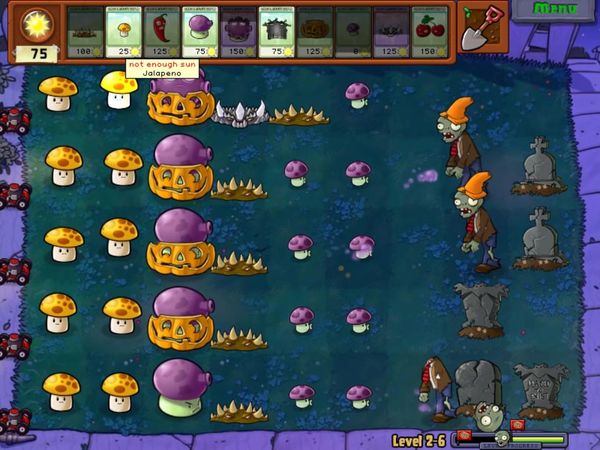 Plants vs. Zombies Gameplay - Zebra Gamer - Clip: New Game+ World 2!