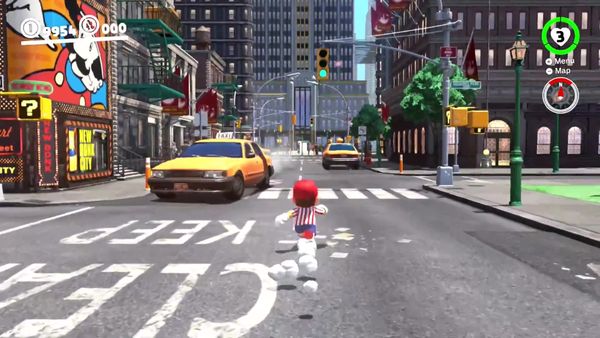 Super Mario Odyssey Gameplay - Zebra Gamer - Clip: New Hint Art! Metro Kingdom Balloon World!
