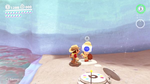 Super Mario Odyssey Gameplay - Zebra Gamer - Clip: Swimming through the Lake Kingdom!