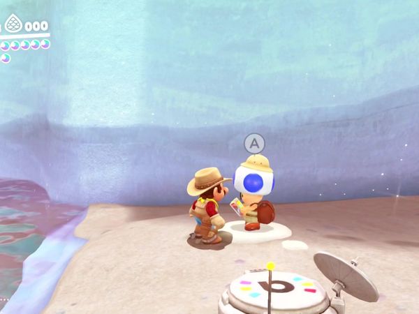 Super Mario Odyssey Gameplay - Zebra Gamer - Clip: Swimming through the Lake Kingdom!