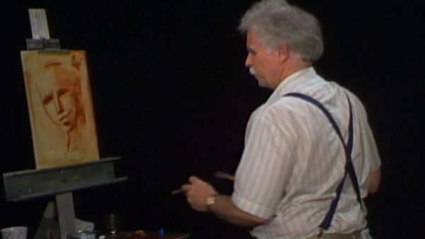 The Joy of Painting with Bob Ross - Contemplative Lady