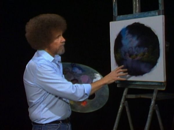 The Joy of Painting with Bob Ross - Wooded Stream Oval