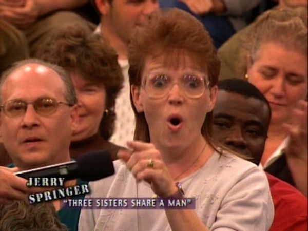 The Jerry Springer Show - Three Sisters Share A Man!