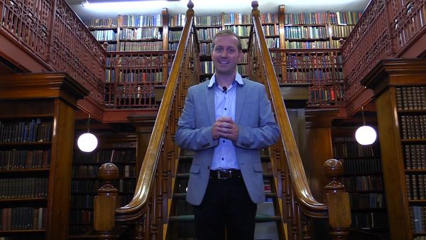 Ghost Dimension Flying Solo - Opening The Book at Leeds Library - Part 1