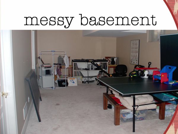 Sarah 101 - Clutter-free Basement