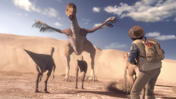 Andy's Prehistoric Adventures - Gigantoraptor & Feather