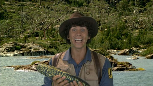 Andy's Dinosaur Adventures - Coelophysis and Fish