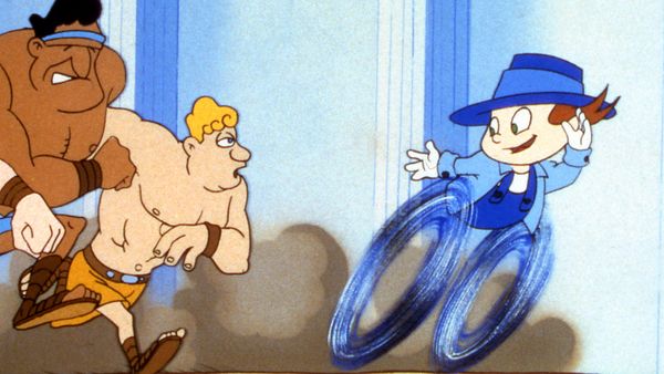 Gadget Boy's Adventures in History - Three Brainiacs in a Fountain
