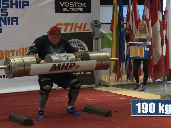 Strongman Champions League - SCL World log lift championship, Lithuania