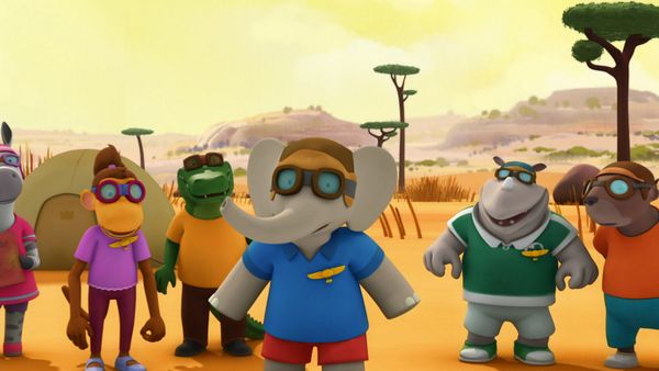 Babar and the Adventures of Badou - Sky Croc / Crocodile Kerfuffle