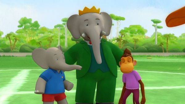Babar and the Adventures of Badou - Message In The Wind / Elephants Don't Jump