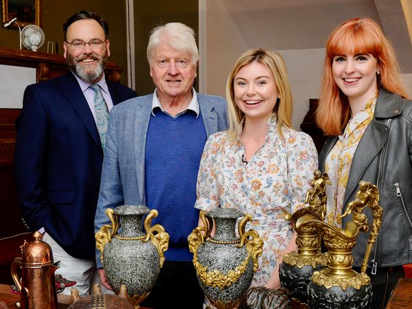 Celebrity Antiques Road Trip - Stanley Johnson and Georgia Toffolo