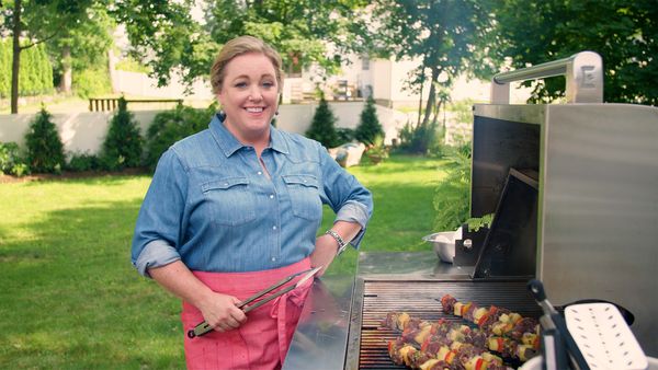 Julia at Home - Grilled Beef Kebabs