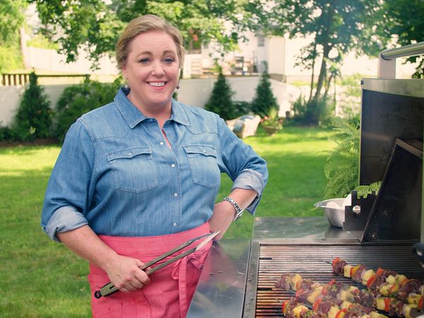 Julia at Home - Grilled Beef Kebabs