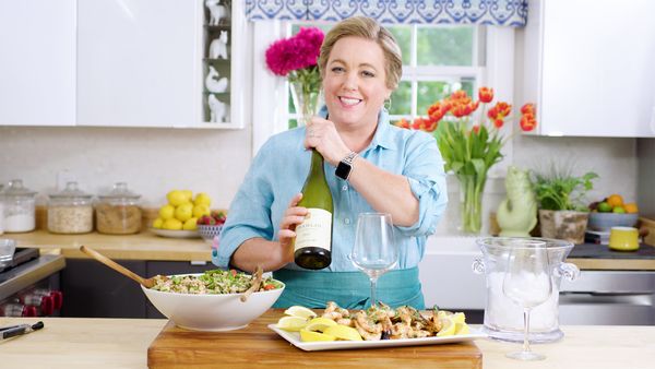Julia at Home - Grilled Shrimp and Froyo