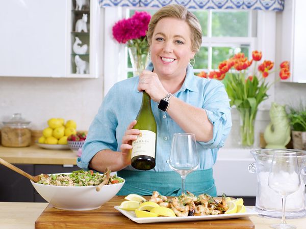 Julia at Home - Grilled Shrimp and Froyo