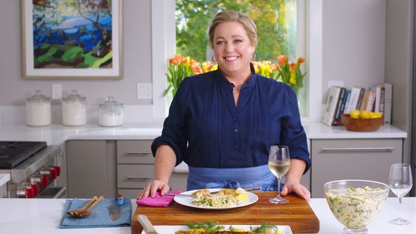 Julia at Home - Salmon Dinner