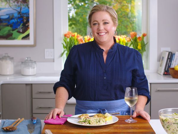 Julia at Home - Salmon Dinner
