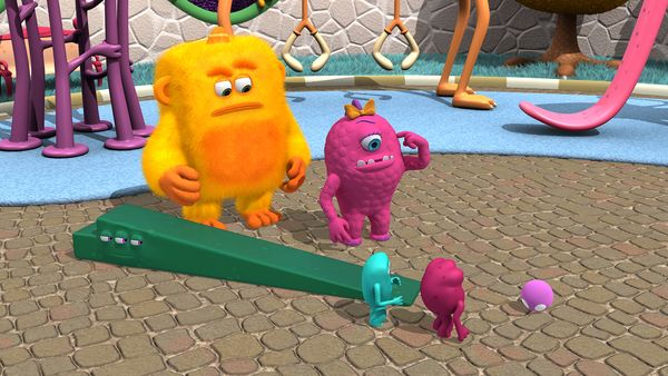 Monster Math Squad - Little Wally Ball-y Monster // Monster Hopscotch