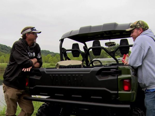 Americana Outdoors - Walking the Banks of a Pond & Bass Fishing at Lake Durant