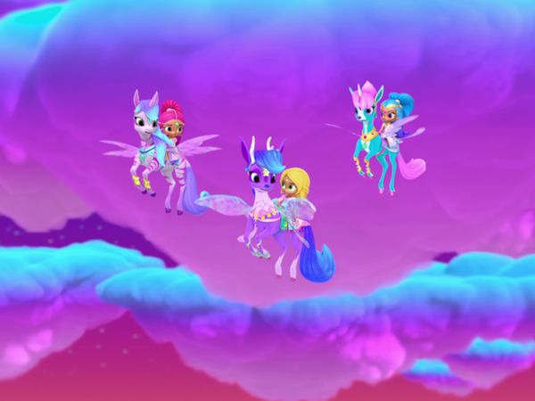 Shimmer and Shine - La Sara-estrella / Un relámpago doble