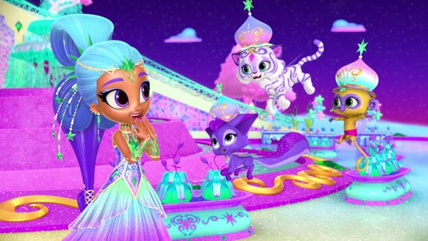 Shimmer and Shine - El jardín del cielo / El Saracornio dragon