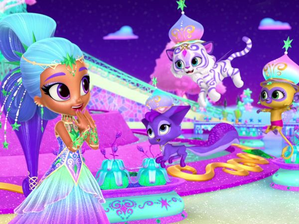 Shimmer and Shine - El jardín del cielo / El Saracornio dragon
