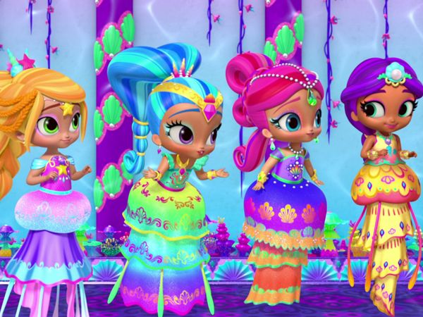 Shimmer and Shine - Sorpresas de almejas / el pez globo Zahramino