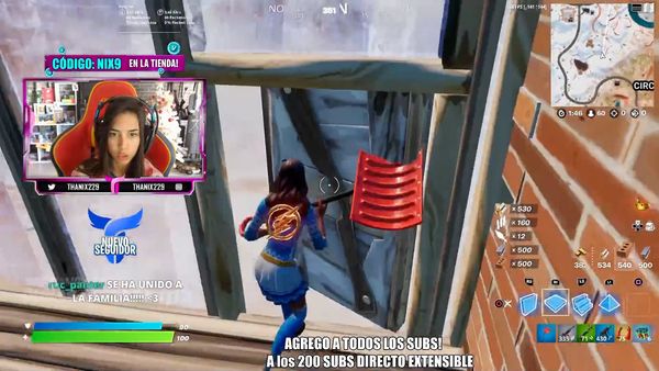 La jugadora Femenina de Fortnite De Estreno (ThaNix229) - Episodio 26