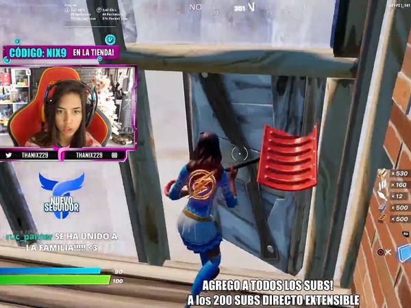 La jugadora Femenina de Fortnite De Estreno (ThaNix229) - Episodio 26