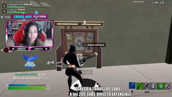 La jugadora Femenina de Fortnite De Estreno (ThaNix229) - Episodio 3