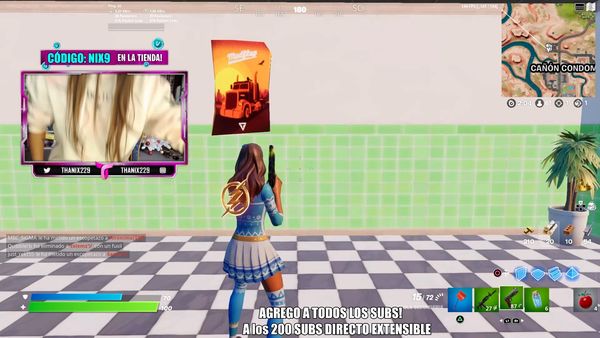 La jugadora Femenina de Fortnite De Estreno (ThaNix229) - Episodio 34