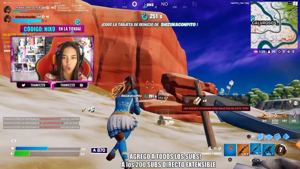 La jugadora Femenina de Fortnite De Estreno (ThaNix229) - Episodio 27