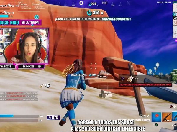 La jugadora Femenina de Fortnite De Estreno (ThaNix229) - Episodio 27