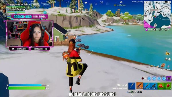 La jugadora Femenina de Fortnite De Estreno (ThaNix229) - Episodio 21