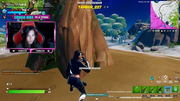 La jugadora Femenina de Fortnite De Estreno (ThaNix229) - Episodio 5