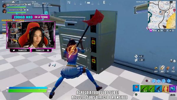 La jugadora Femenina de Fortnite De Estreno (ThaNix229) - Episodio 35