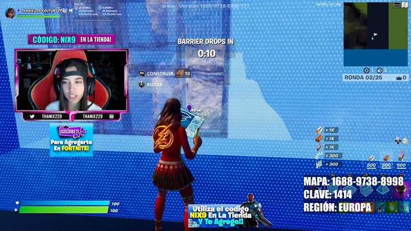 La jugadora Femenina de Fortnite De Estreno (ThaNix229) - Episodio 12