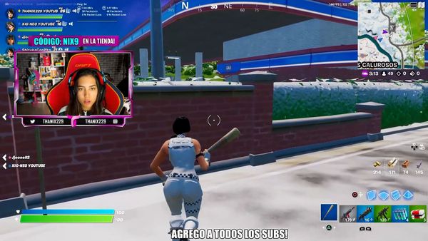 La jugadora Femenina de Fortnite De Estreno (ThaNix229) - Episodio 24