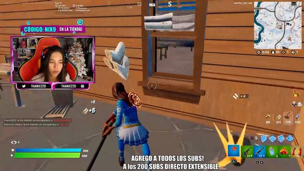 La jugadora Femenina de Fortnite De Estreno (ThaNix229) - Episodio 2