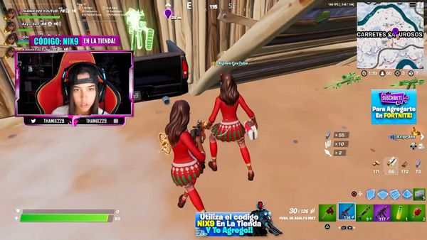 La jugadora Femenina de Fortnite De Estreno (ThaNix229) - Episodio 13