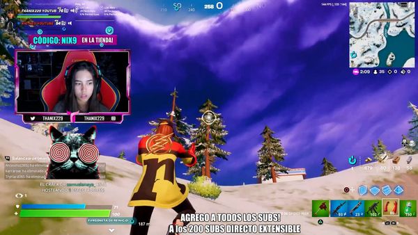 La jugadora Femenina de Fortnite De Estreno (ThaNix229) - Episodio 16