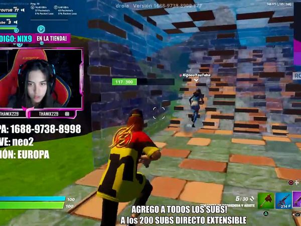 La jugadora Femenina de Fortnite De Estreno (ThaNix229) - Episodio 17