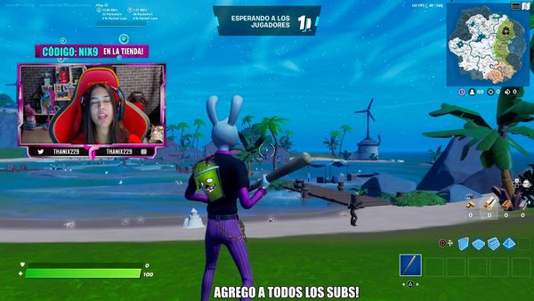 La jugadora Femenina de Fortnite De Estreno (ThaNix229) - Episodio 18