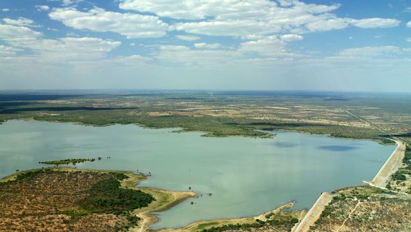 Afrika sett fra luften - Botswana