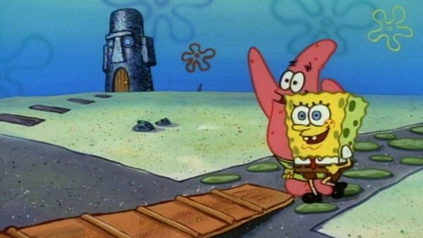 Bob Esponja Calça Quadrada - Sim, capitão! / Fenda da Pedra
