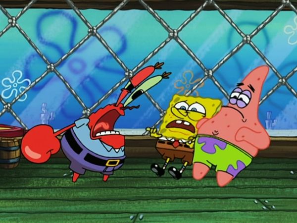 Bob Esponja Calça Quadrada - Boca de marinheiro / Artista desconhecido