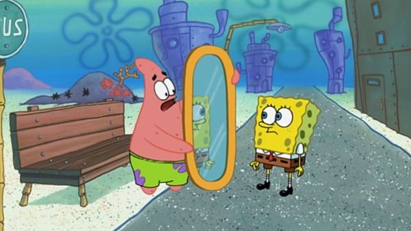 Bob Esponja Calça Quadrada - Está cheirando alguma coisa / Nas botas do chefe